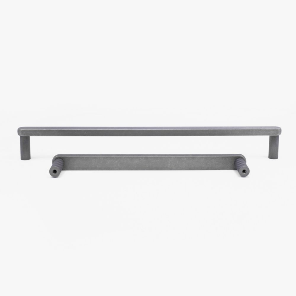 HAPNY R1005-WN Ribbed 18” Appliance Pull in Weathered Nickel